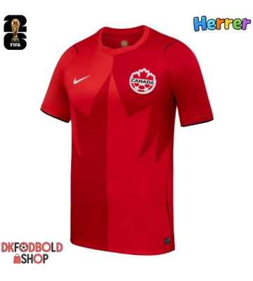 Canada Hjemmebanetrøje VM 2026 Kort ærmer